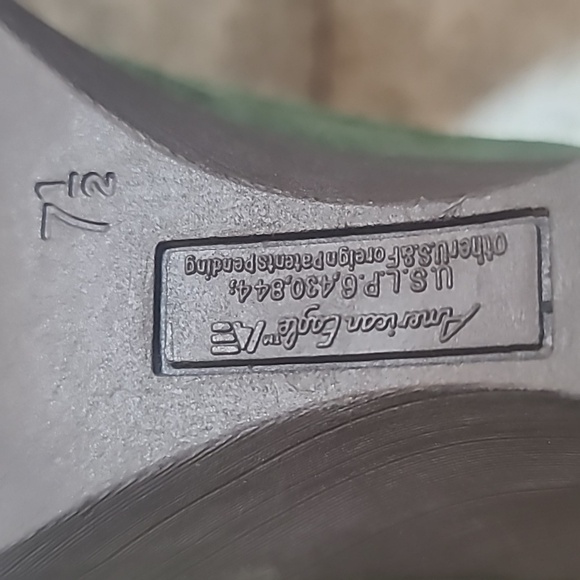 American Eagle Outfitters Green Faux Suede Women's Loafers - Picture 4 of 8